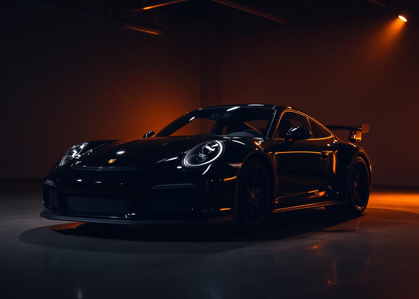 Black Porsche 911