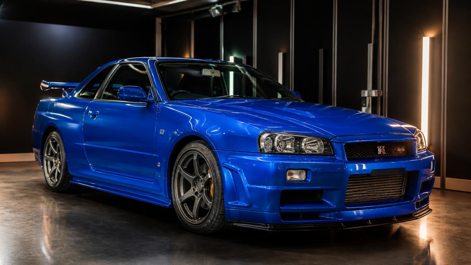 Nissan Skyline R34 GT-R after professional detailing at PassioNate Detailing Auckland