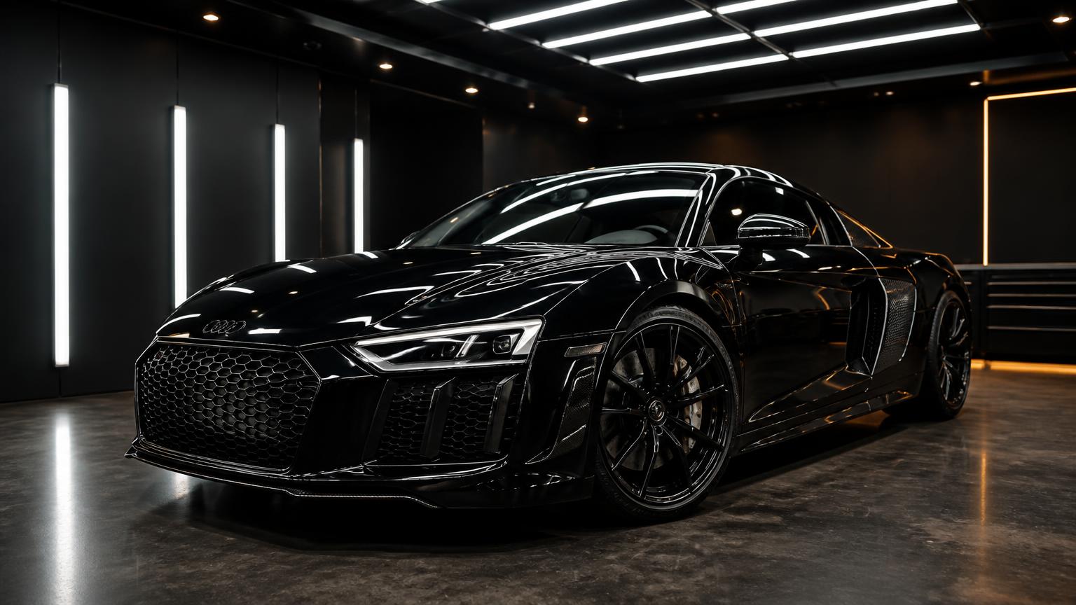 Audi R8 V10 after professional detailing at PassioNate Detailing Auckland